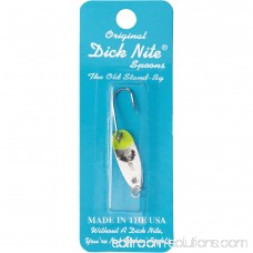 Dick Nite® Spoons Original #1 Nickel Chartreuse Head Fishing Hook 005187866